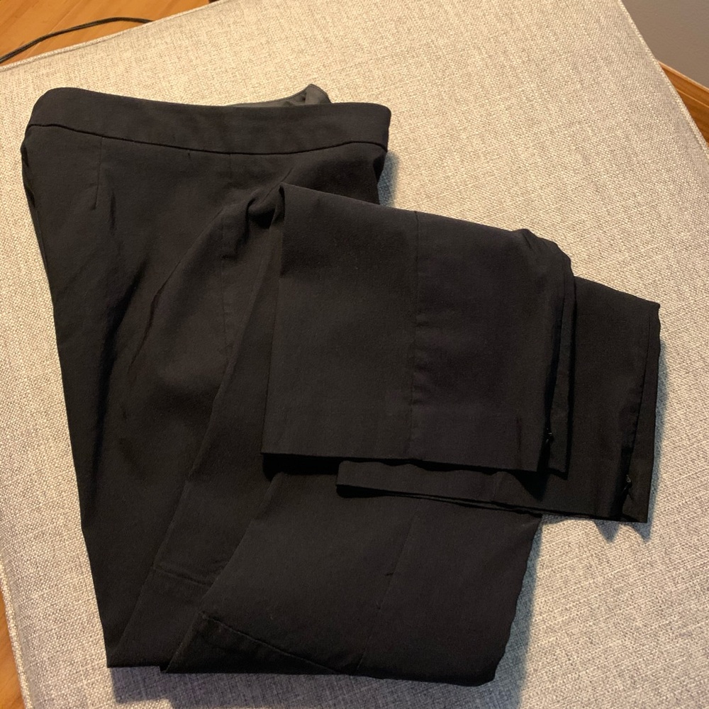 Bebe front zip leg trouser